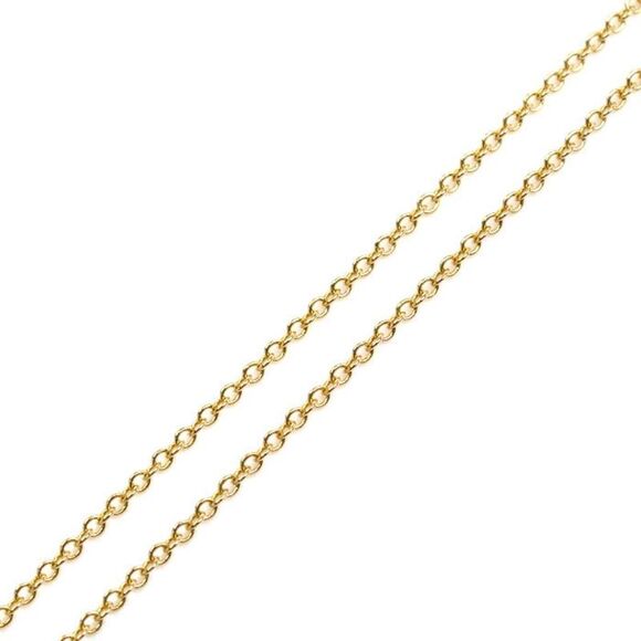 Pre Loved tiffany & co Atlas Pendant Roman Numerals Women Gold Necklaces - Picture 4 of 6